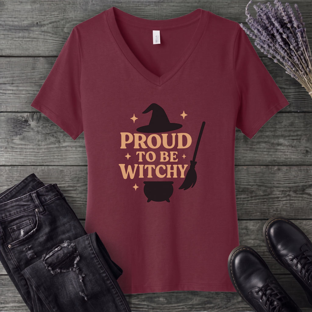 Proud To Be Witchy V-Neck T-Shirt