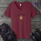 Off To Get Baked V-Neck T-Shirt