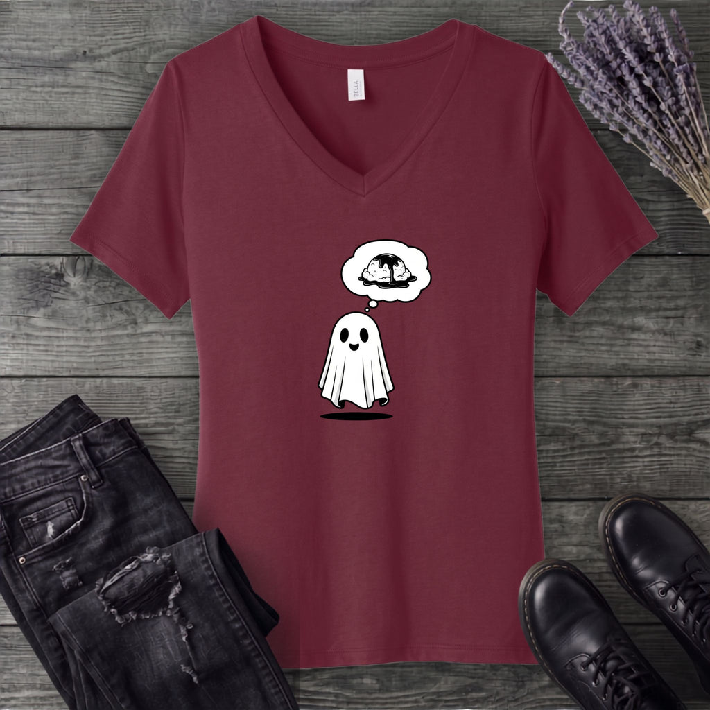 Ghost Potato Dream V-Neck T-Shirt