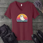 Good Vibes And Spooky Nights V-Neck T-Shirt