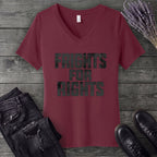 Frights For Rights V-Neck T-Shirt