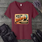 Wish You Were Weird V-Neck T-Shirt