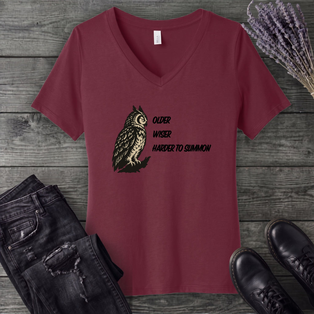 Older Wiser V-Neck T-Shirt