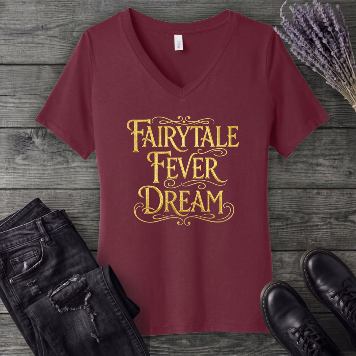 Fairytale Fever Dream V-Neck T-Shirt
