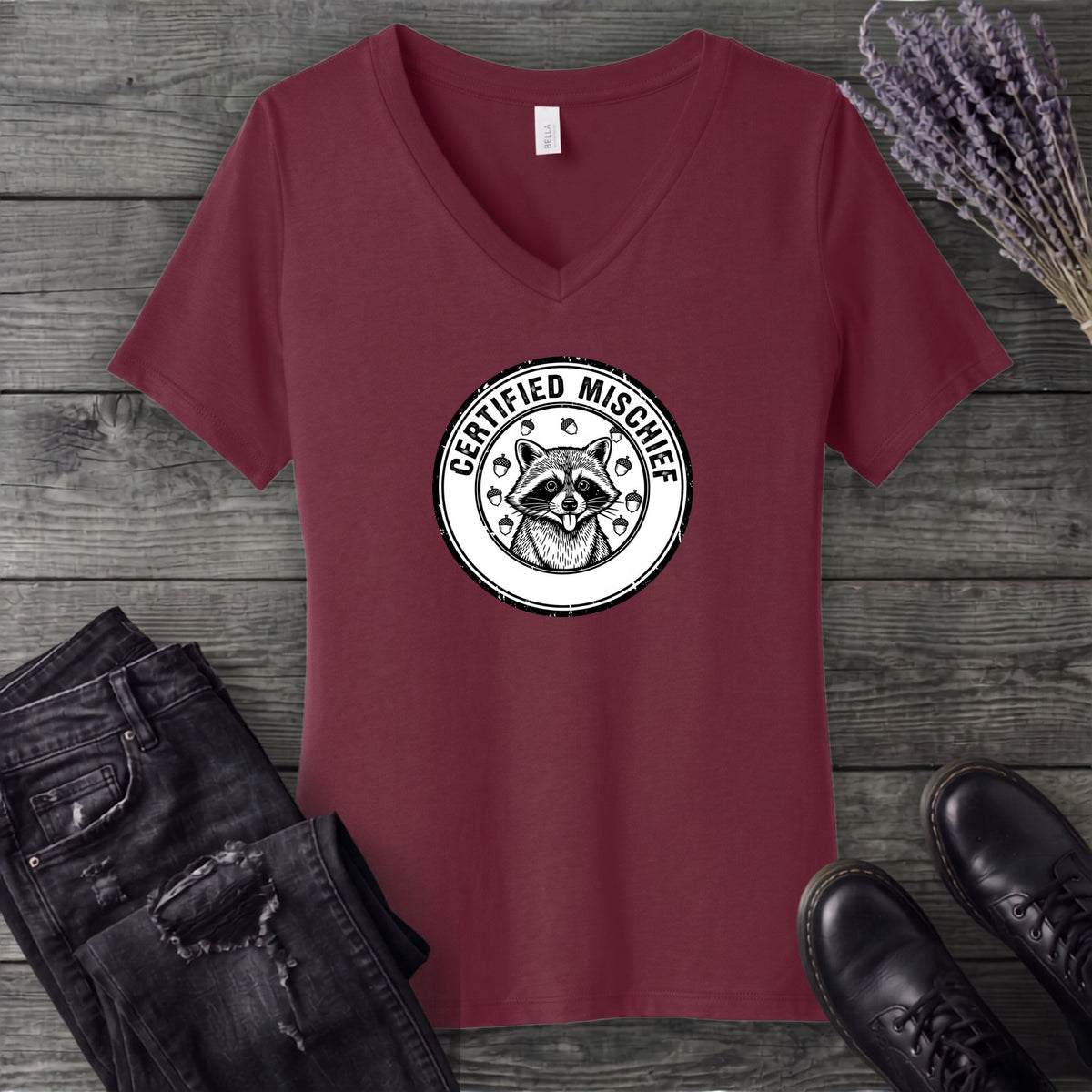 Certified Mischief V-Neck T-Shirt