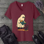 Ghost Gardener V-Neck T-Shirt