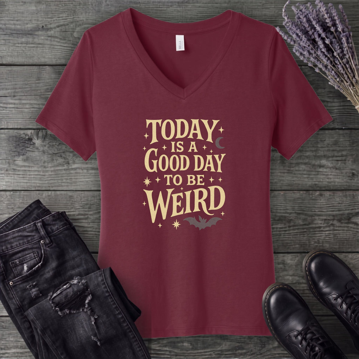 Today Is A Good Day To Be Weird V-Neck T-Shirt