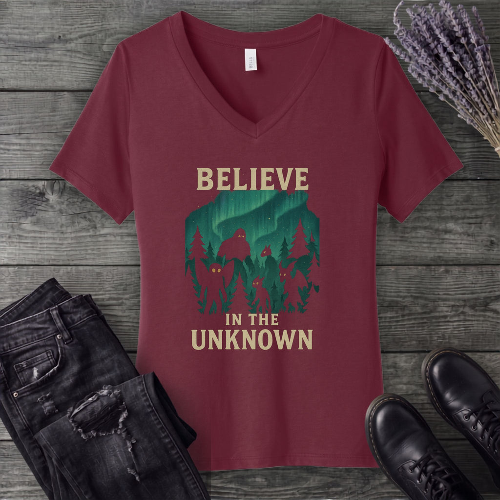 Believe In The Unknown V-Neck T-Shirt