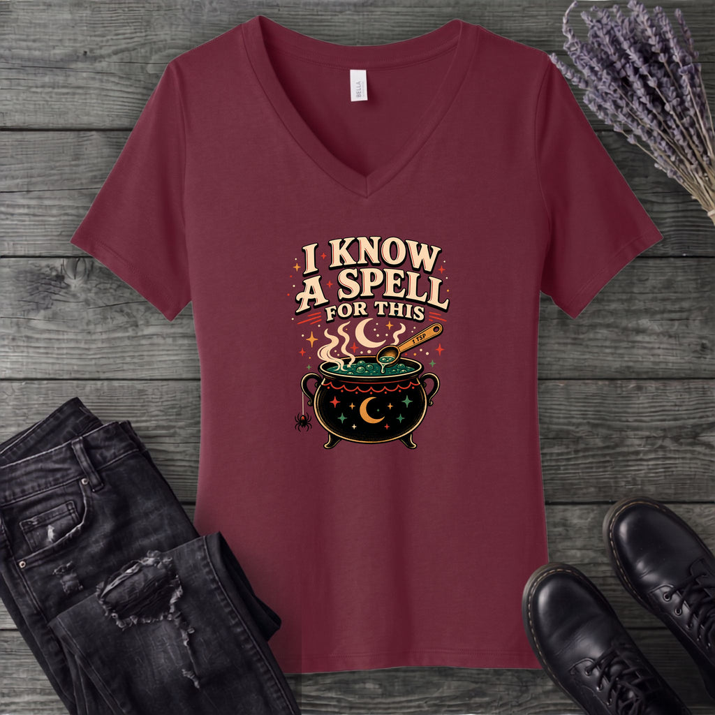 I know A Spell V-Neck T-Shirt