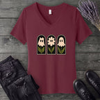 Ghosts In Bloom V-Neck T-Shirt