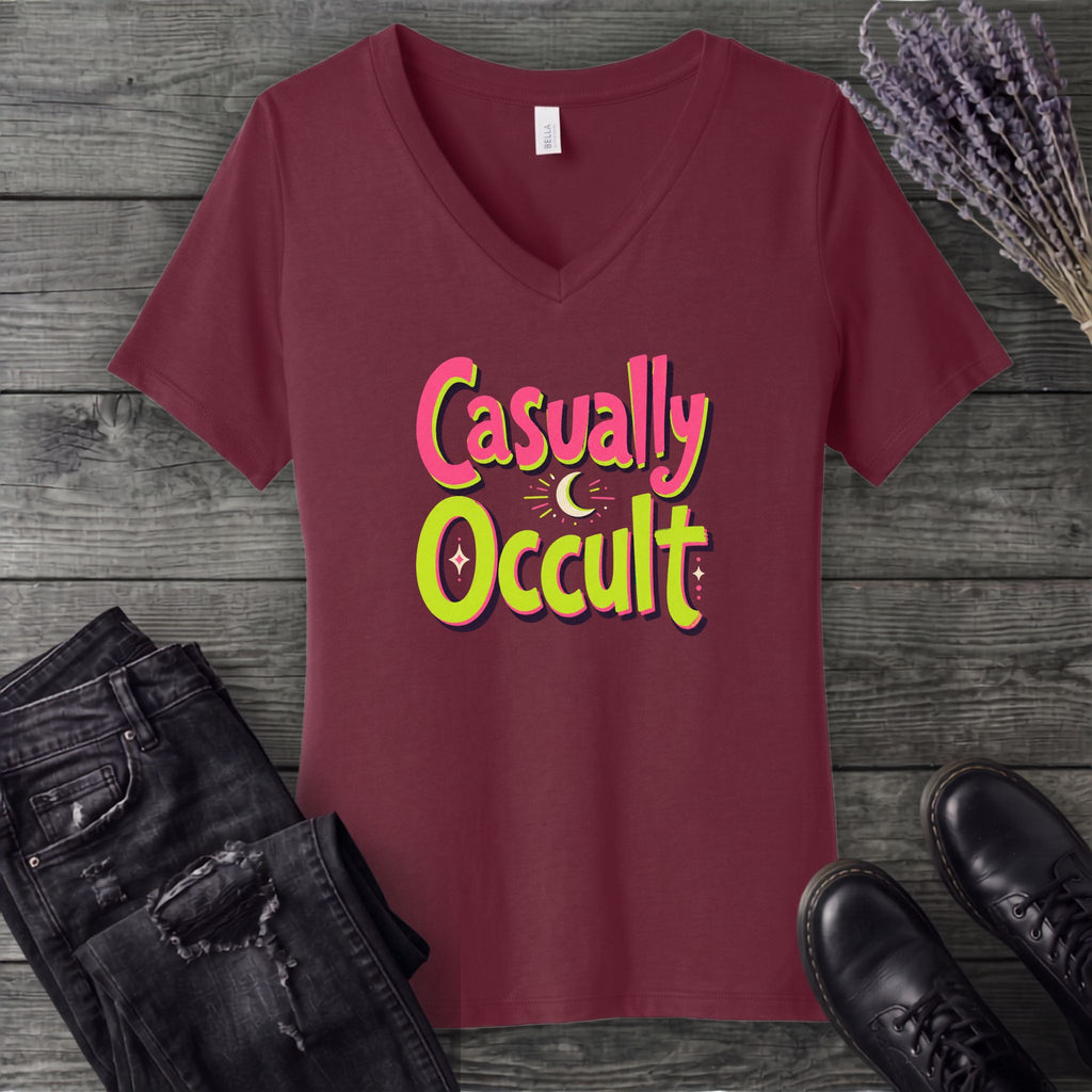 Bright Casually Occult V-Neck T-Shirt