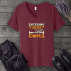 Entering Turkey Coma V-Neck T-Shirt