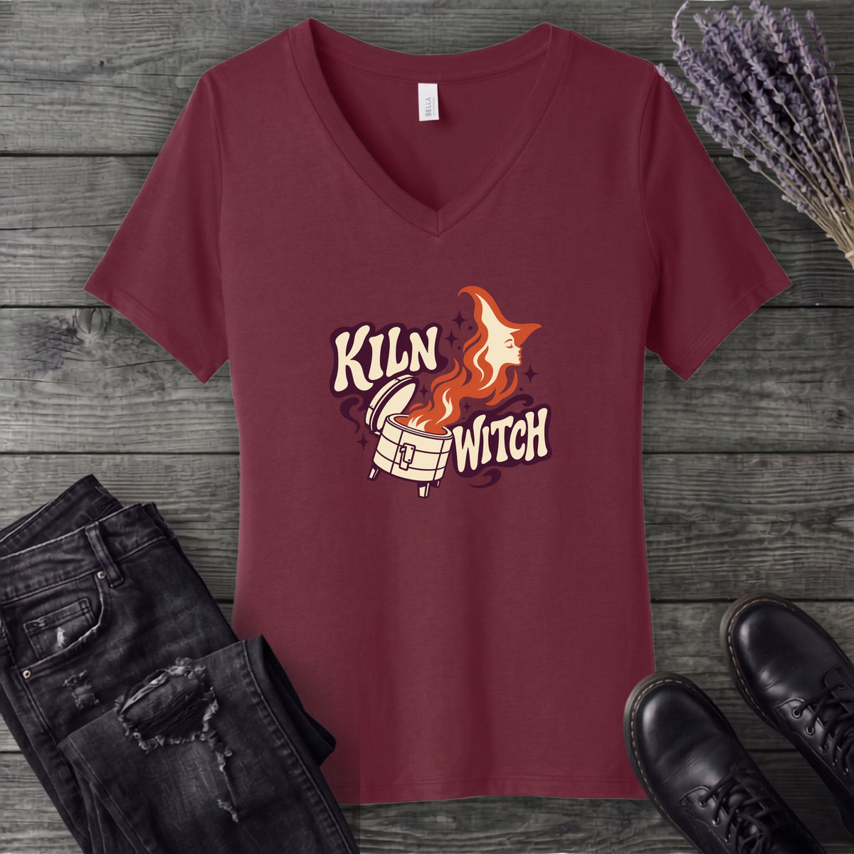 Kiln Witch V-Neck T-Shirt