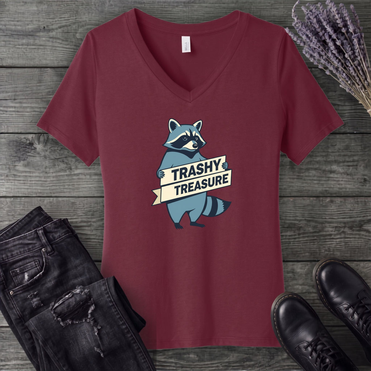 Trashy Treasure V-Neck T-Shirt