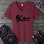 Don't Quoth Me On That V-Neck T-Shirt