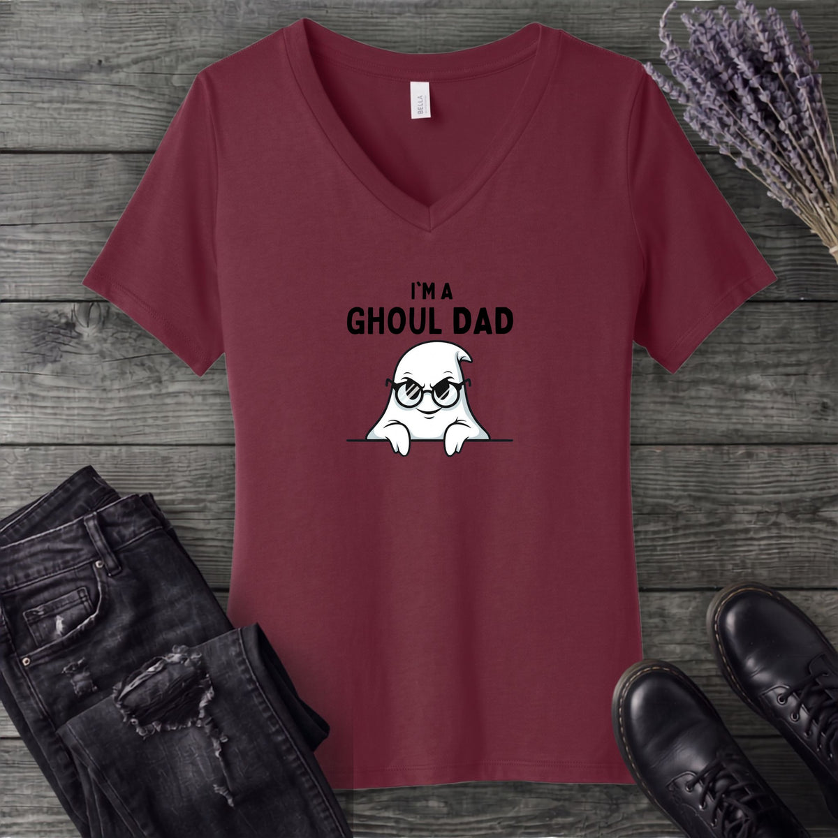Ghoul Dad V-Neck T-Shirt
