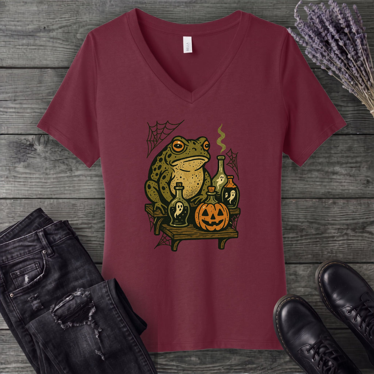 Toad Apothecary V-Neck T-Shirt