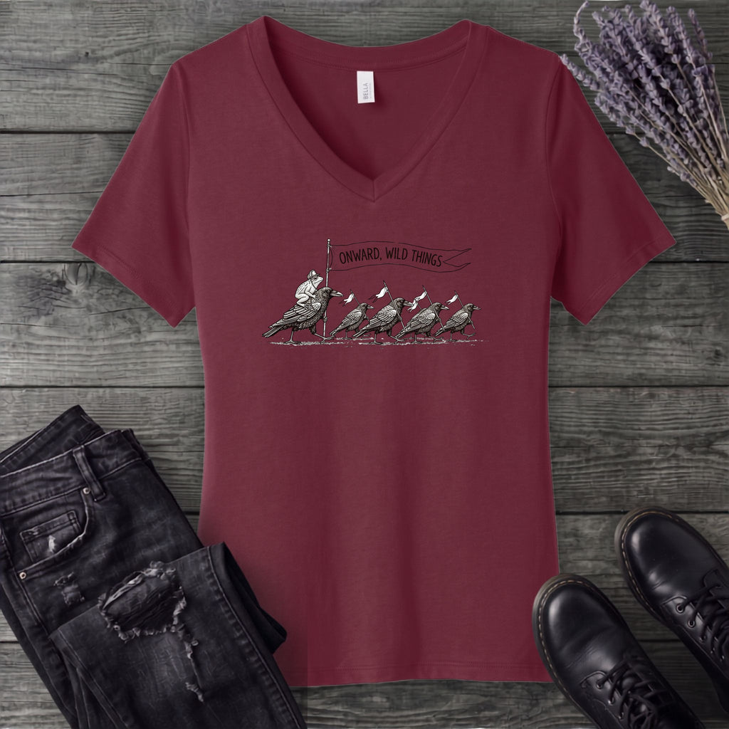 Onward Wild Things V-Neck T-Shirt