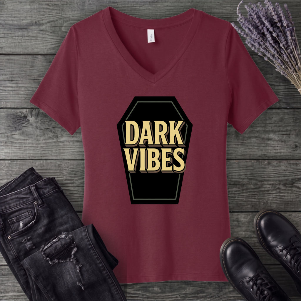 Dark Vibes V-Neck T-Shirt