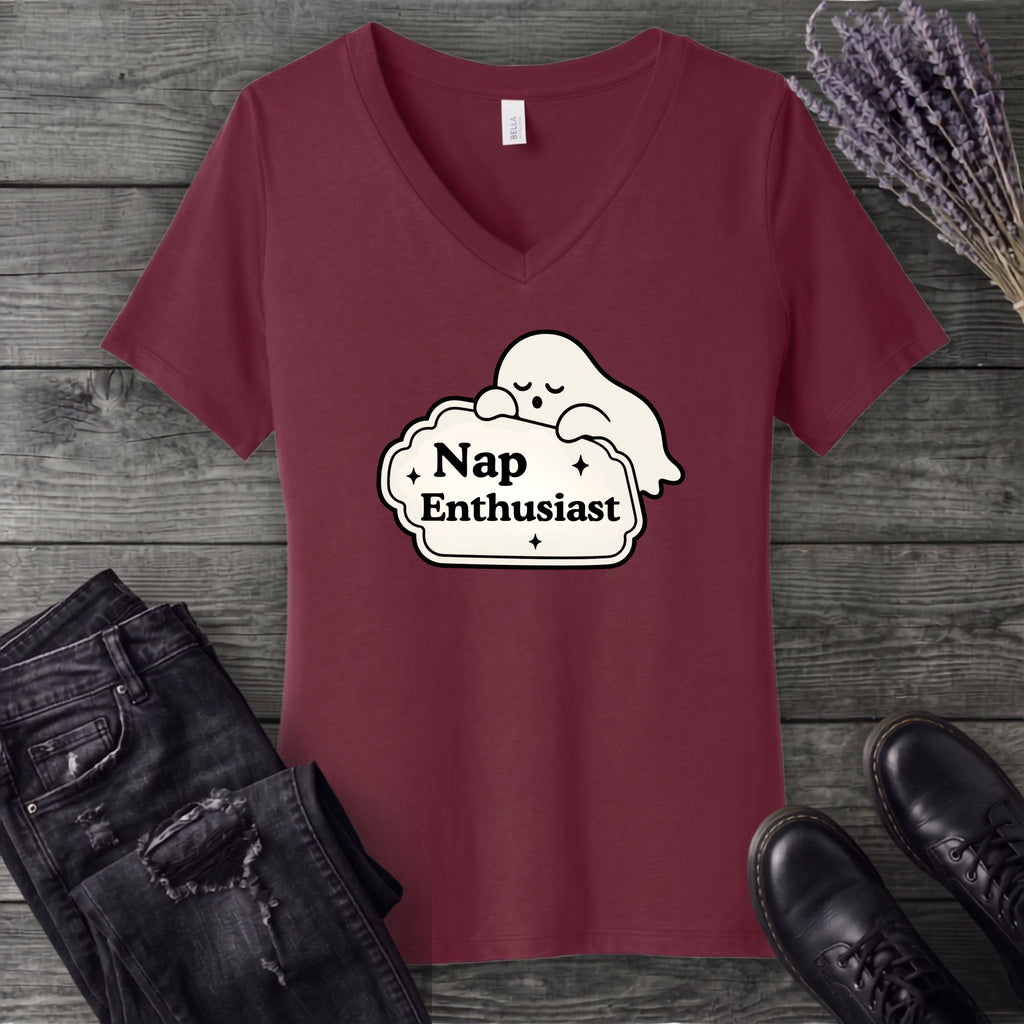 Nap Enthusiast V-Neck T-Shirt