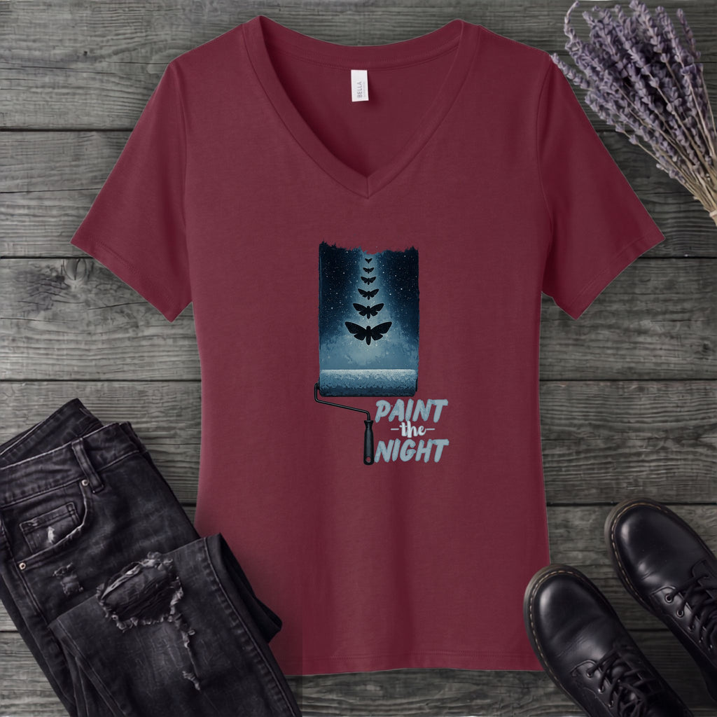 Paint The Night V-Neck T-Shirt