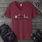Coffee Teach Magic V-Neck T-Shirt