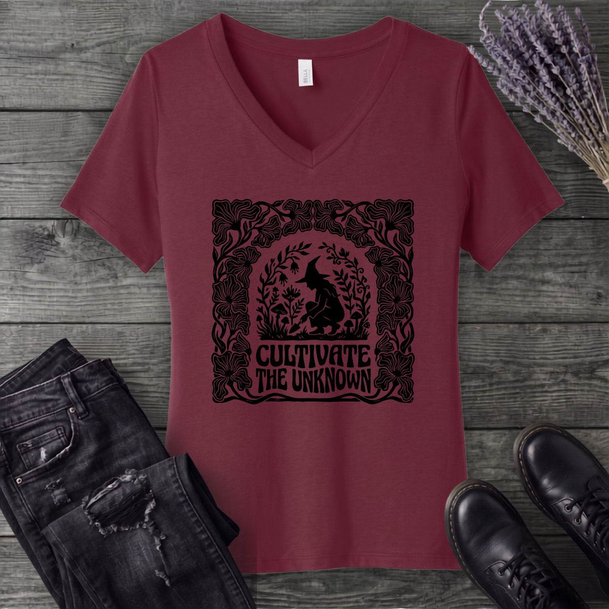 Cultivate The Unknown V-Neck T-Shirt