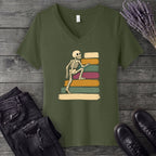 Climbing Stripes V-Neck T-Shirt