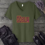 Snack Goblin V-Neck T-Shirt