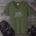 250 Rebel Since 1776 V-Neck T-Shirt