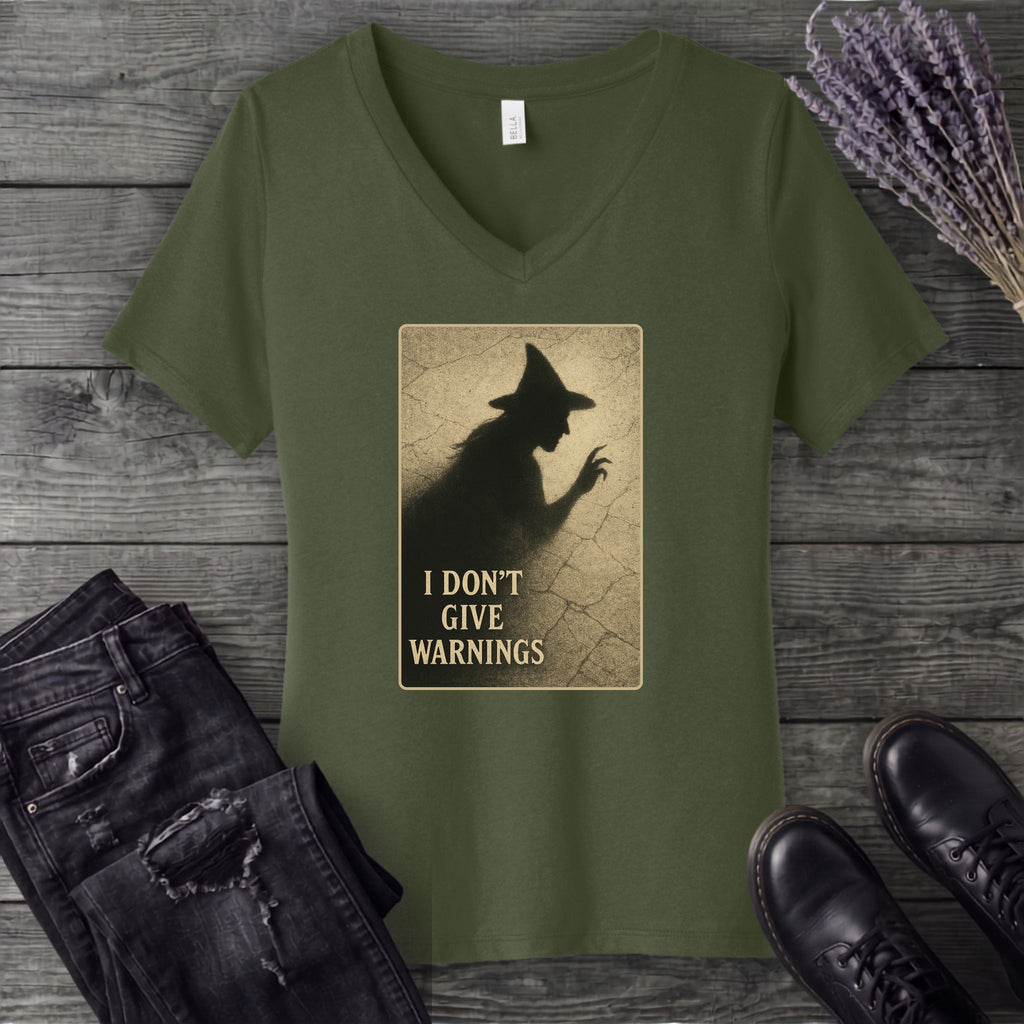 No Warnings V-Neck T-Shirt