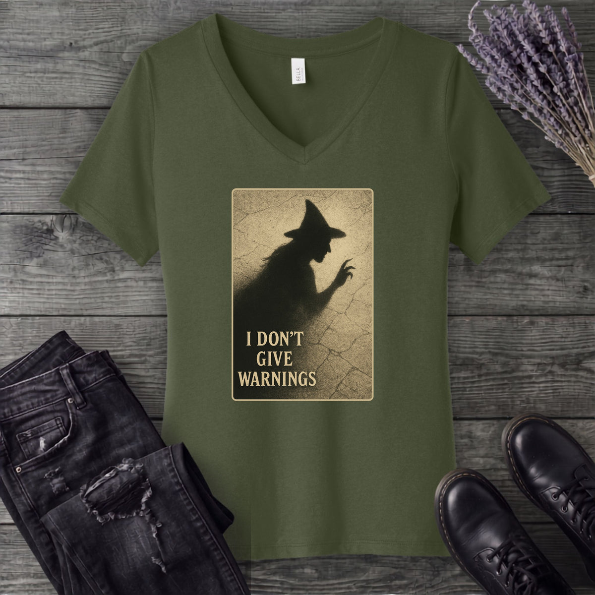 No Warnings V-Neck T-Shirt