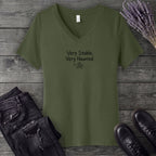 Very Stable, Very Haunted V-Neck T-Shirt