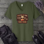 Family Drama V-Neck T-Shirt