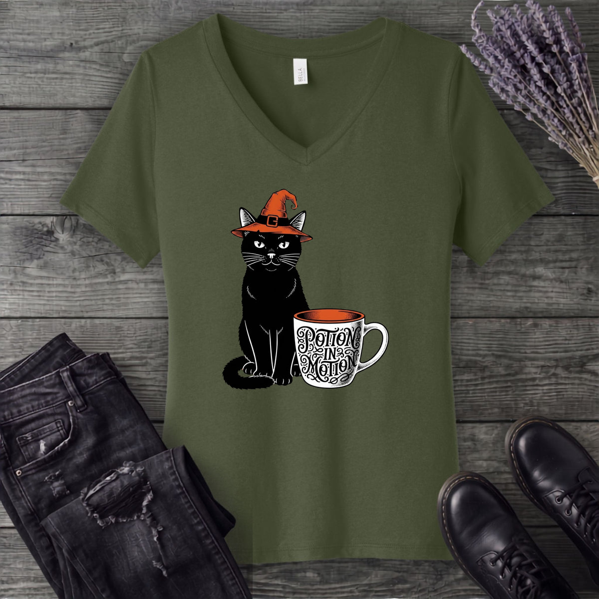 Potion In Motion V-Neck T-Shirt