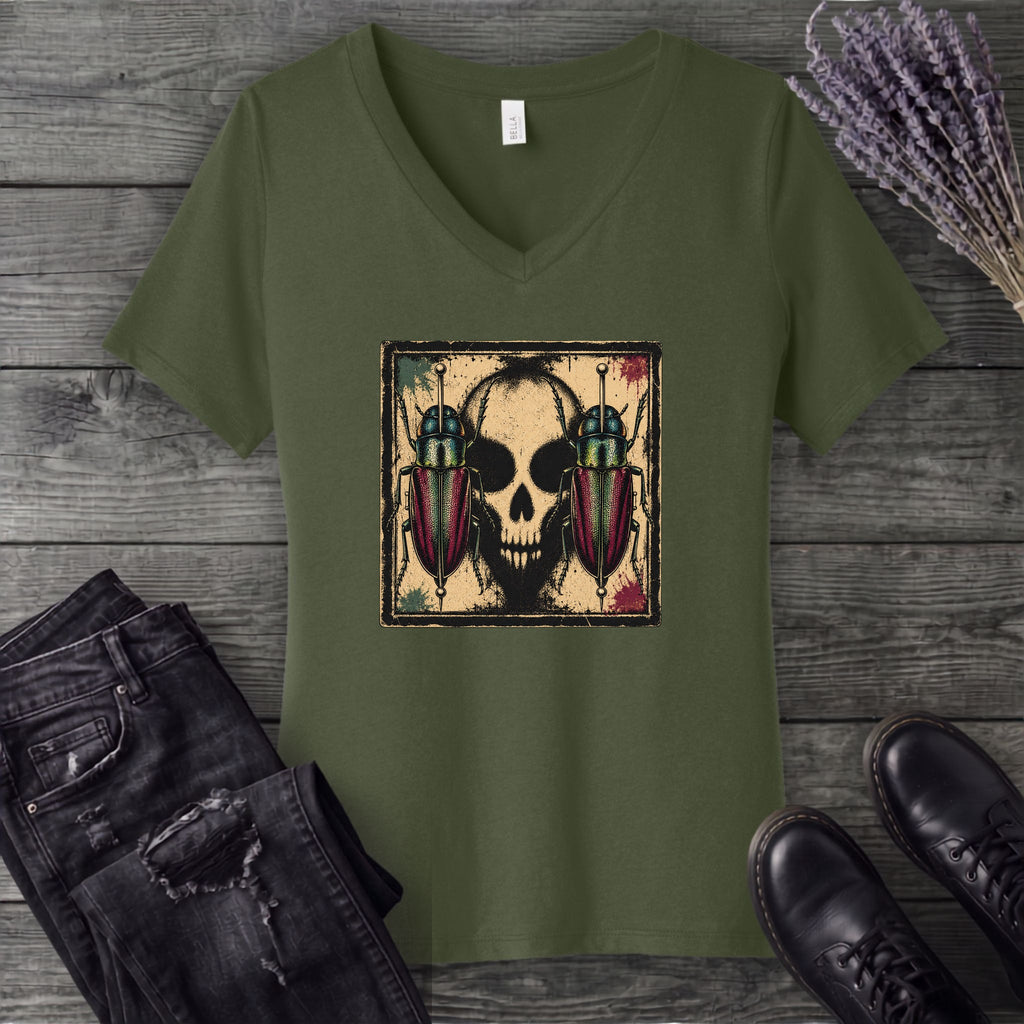 Morbid Curiosities V-Neck T-Shirt