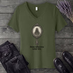Some Reflections Never Fade V-Neck T-Shirt