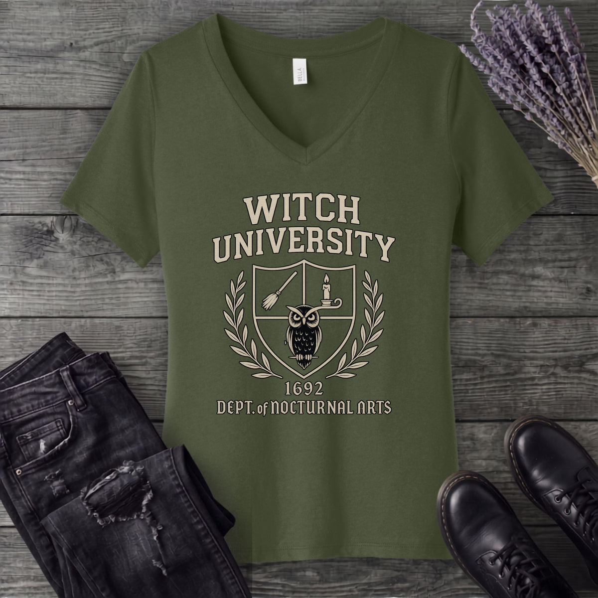 Witch University V-Neck T-Shirt