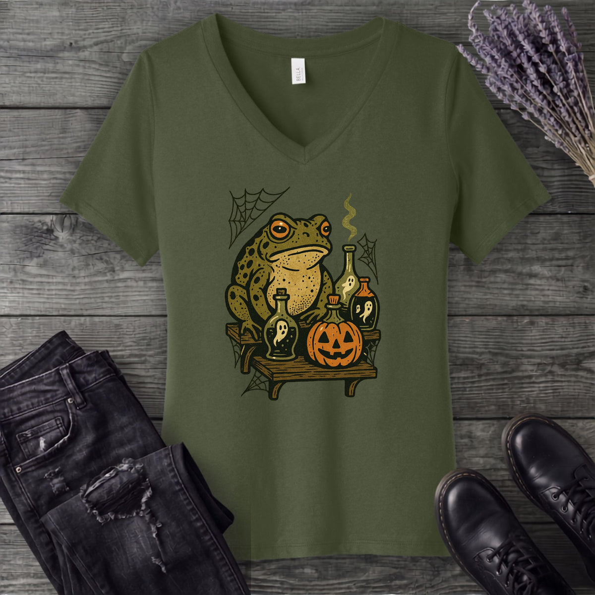 Toad Apothecary V-Neck T-Shirt