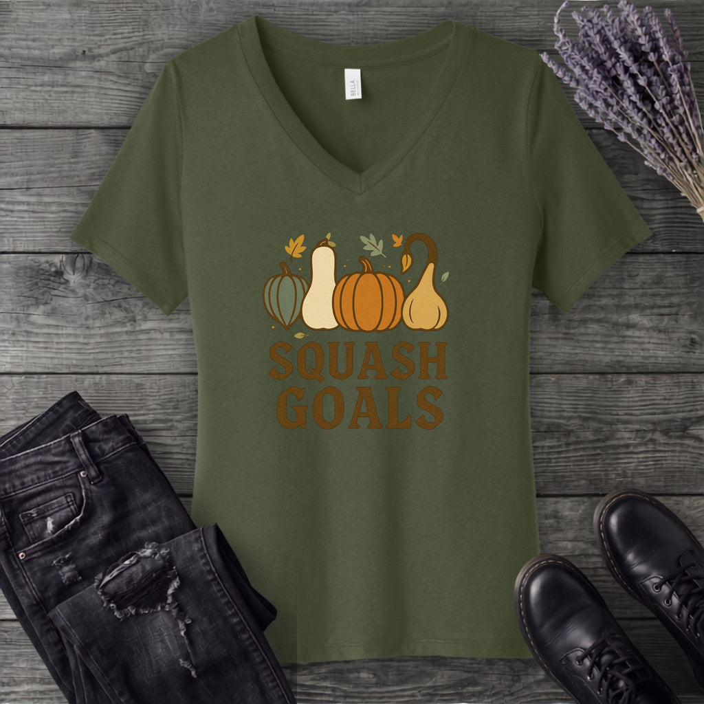 Squash Goals V-Neck T-Shirt