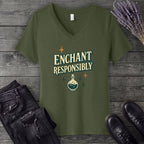 Enchant Responsibly V-Neck T-Shirt