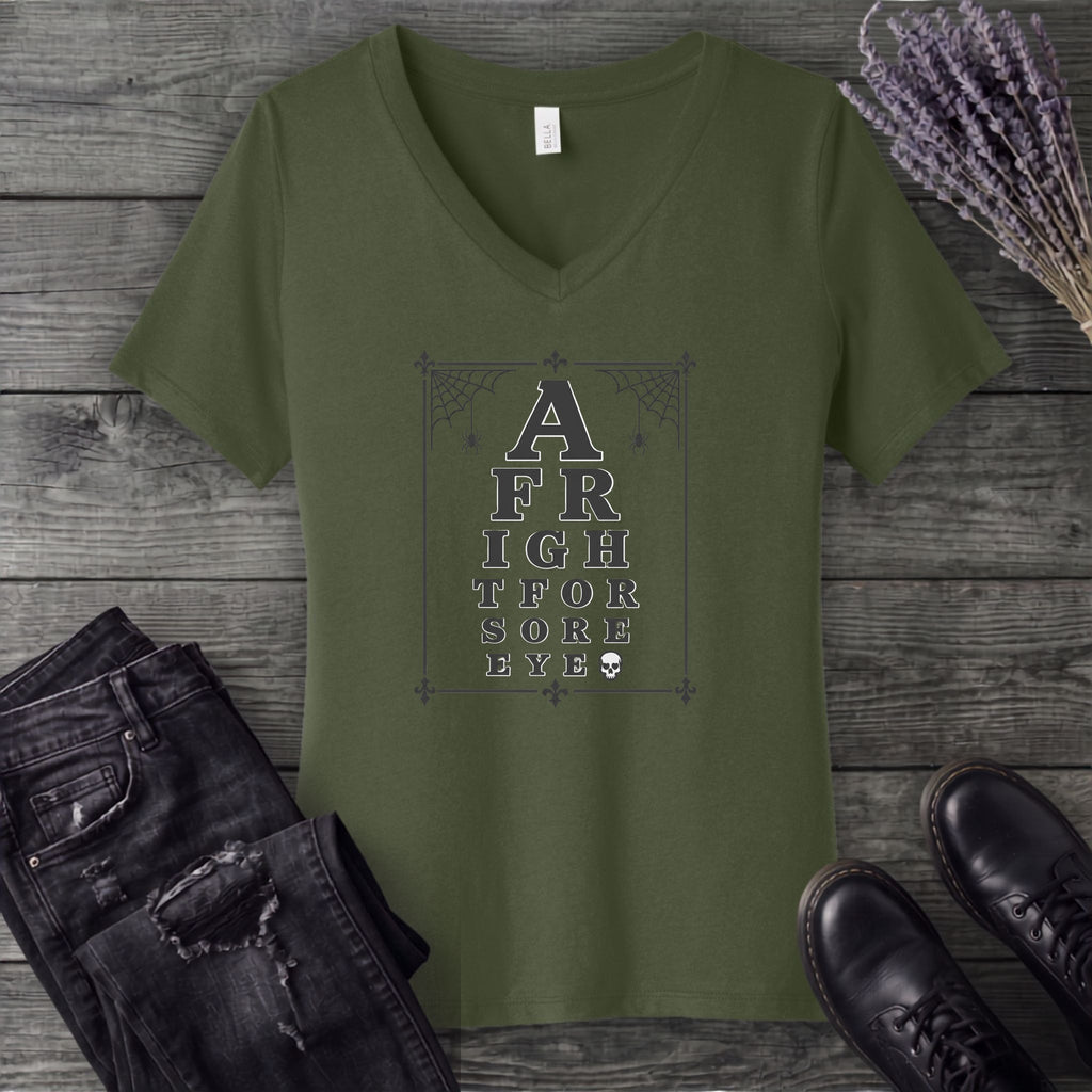 A Fright For Sore Eyes V-Neck T-Shirt