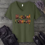 Haunted Homebody V-Neck T-Shirt