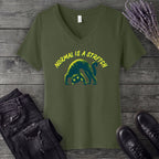 Normal Is A Stretch V-Neck T-Shirt