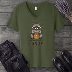 Ill Take My Cut In Candy V-Neck T-Shirt