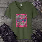 Witchy Weird Tired V-Neck T-Shirt