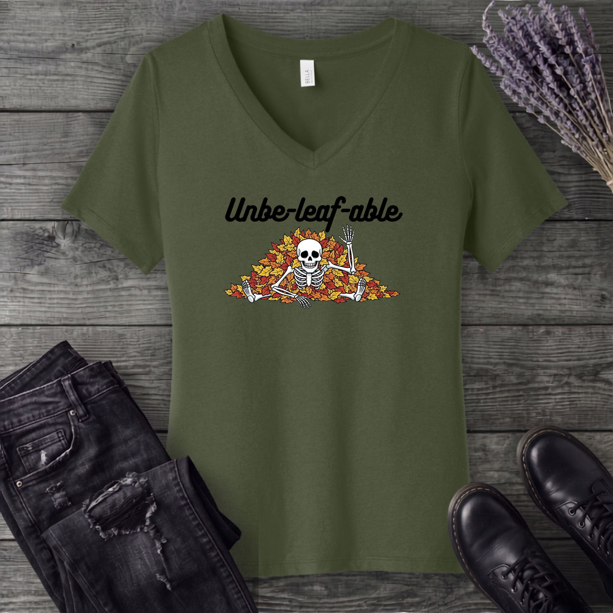Unbeleafable V-Neck T-Shirt