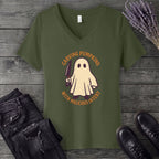 Carving With Malicious Intent V-Neck T-Shirt