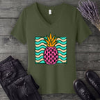 pineapple coffins V-Neck T-Shirt
