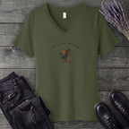 Off To Cross Some Paths V-Neck T-Shirt